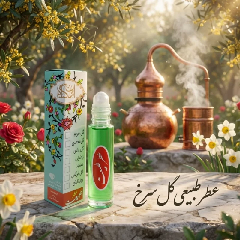 عطر طبیعی گل سرخ