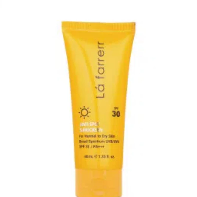 کرم ضدافتاب لافار spf30مناسب پوست خشک