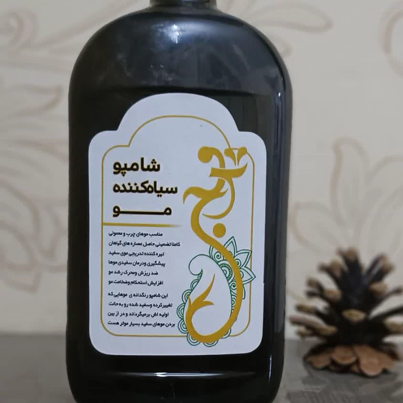 شامپو سیاه کننده مو گیاهی