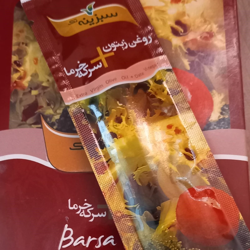 سس سرکه خرما وروغن زیتون 20 عددی مناسب افرادی دیابتی چربی خون