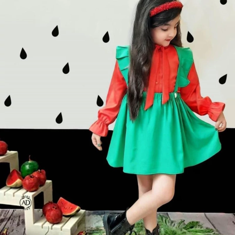 لباس یلدایی دخترانه